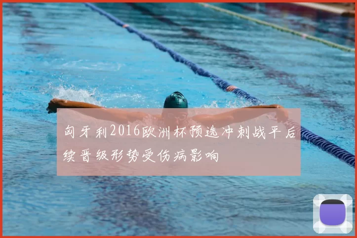 匈牙利2016欧洲杯预选冲刺战平后续晋级形势受伤病影响